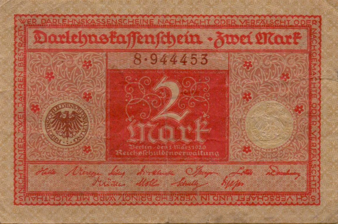 Germany 2 1920 XF P-59